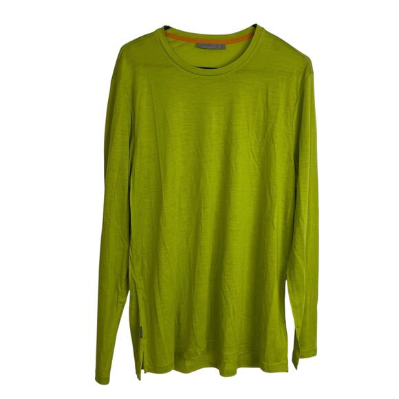 Icebreaker Cool Lite Shirt Mens Large Merino Wool Lyocell Outdoors Ski Hiking - Picture 1 of 11